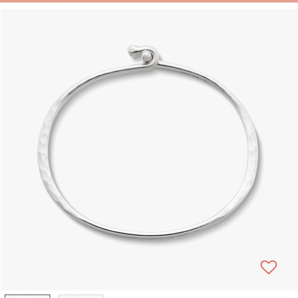 James Avery Hammered Hook-On Bracelet